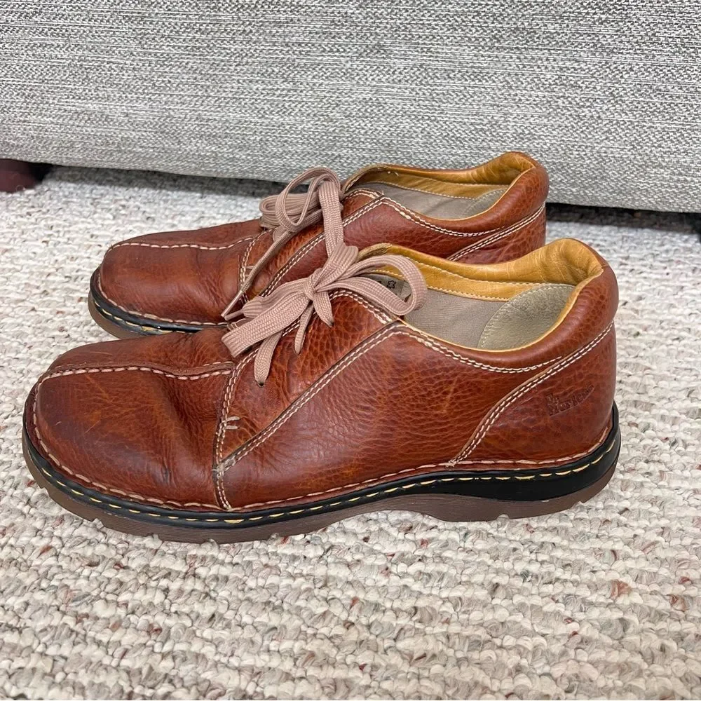 Dr. Martens Split Toe Chunky Leather Oxford Style Shoes